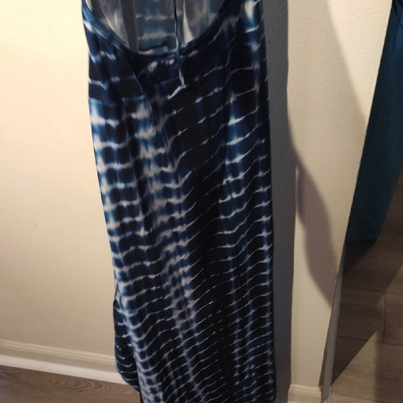 SHEIN Blue Tie-Dye Maxi Dress - Picture 8 of 10